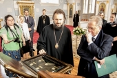 Состоялась встреча архиепископа Петергофского Амвросия и директора Эрмитажа Михаила Пиотровского