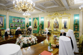 Началось экстренное заседание Священного Синода Русской Православной Церкви