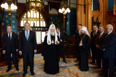 Святейший Патриарх Кирилл присутствовал на Пасхальном приеме в Министерстве иностранных дел Российской Федерации