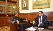 Посол Сербии посетил Отдел внешних церковных связей Московского Патриархата