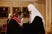 Святейший Патриарх Кирилл удостоил наград ряд архиереев Русской Православной Церкви