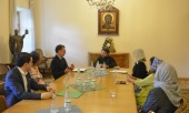 Председатель Отдела внешних церковных связей встретился с делегацией католического фонда «Urbi et orbi»