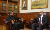 Председатель Отдела внешних церковных связей встретился с послом Македонии в России