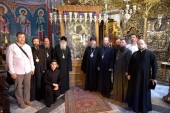 Делегация Русской Православной Церкви посетила ряд скитов и монастырей Святой Горы Афон