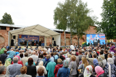 Святейший Патриарх Кирилл посетил праздничный концерт по случаю 870-летия Зарайска