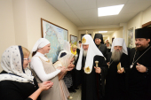 Предстоятель Русской Церкви посетил духовно-просветительский центр Североморской епархии
