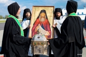 В Минск принесена честная глава преподобного Силуана Афонского