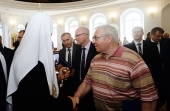 В Сарове состоялась встреча Святейшего Патриарха Кирилла с российскими учеными-ядерщиками