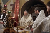 Председатель Синодального отдела по монастырям и монашеству освятил главный храм Заиконоспасского ставропигиального монастыря