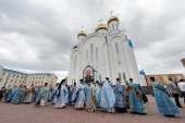 Состоялись торжества по случаю престольного праздника главного храма Казахстана — Успенского собора в Астане