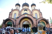 Состоялись торжества по случаю 125-летия Пюхтицкого ставропигиального монастыря
