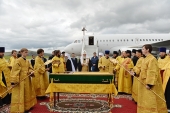 Святейший Патриарх Кирилл прибыл в Горно-Алтайск