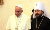 Митрополит Волоколамский Иларион встретился с Папой Римским Франциском