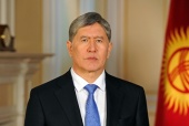 Святейший Патриарх Кирилл поздравил Президента Киргизии А.Ш. Атамбаева с 60-летием со дня рождения