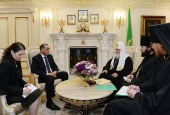 Святейший Патриарх Кирилл встретился с послом Израиля Ц. Хейфецем
