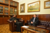 Митрополит Волоколамский Иларион встретился с новоназначенным постоянным представителем России при ЮНЕСКО