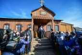 Святейший Патриарх Кирилл посетил село Лаврентия на восточном берегу Берингова моря