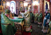 В Серафимо-Дивеевском монастыре состоялись праздничные богослужения, посвященные памяти преподобного Серафима Саровского
