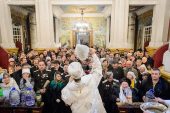 В праздник Богоявления глава Казахстанского митрополичьего округа совершил Литургию в Вознесенском кафедральном соборе Алма-Аты