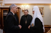 Состоялась встреча Святейшего Патриарха Кирилла с госсекретарем Венгрии по делам религий, национальных меньшинств и гражданских взаимоотношений М. Шолтесом