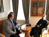 Митрополит Волоколамский Иларион встретился с председателем Российско-киргизского делового совета