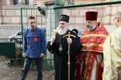 Святейший Патриарх Сербский Ириней совершил Литургию на подворье Русской Церкви в Белграде