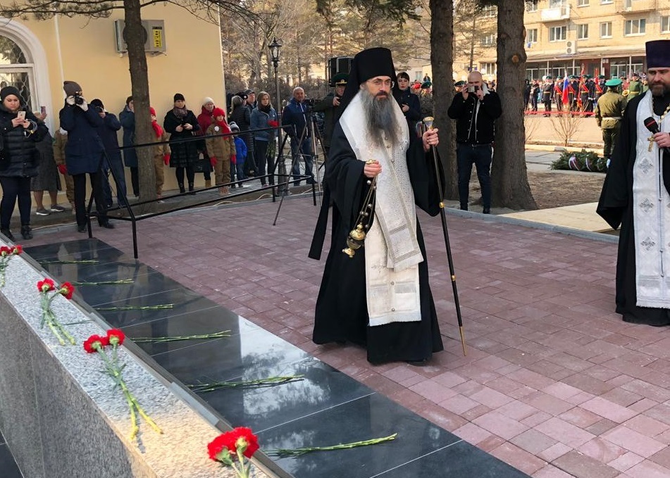 Викарий епархии принял участие в акции памяти героев-пограничников
