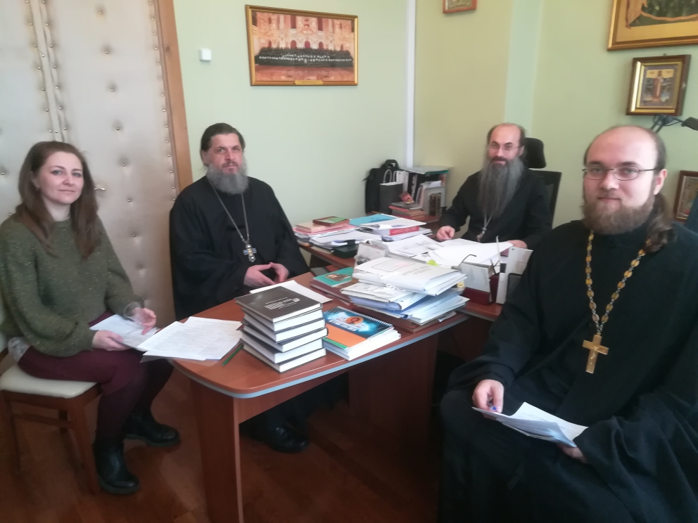 Состоялась рабочая встреча представителей социального отдела с епископом Иннокентием