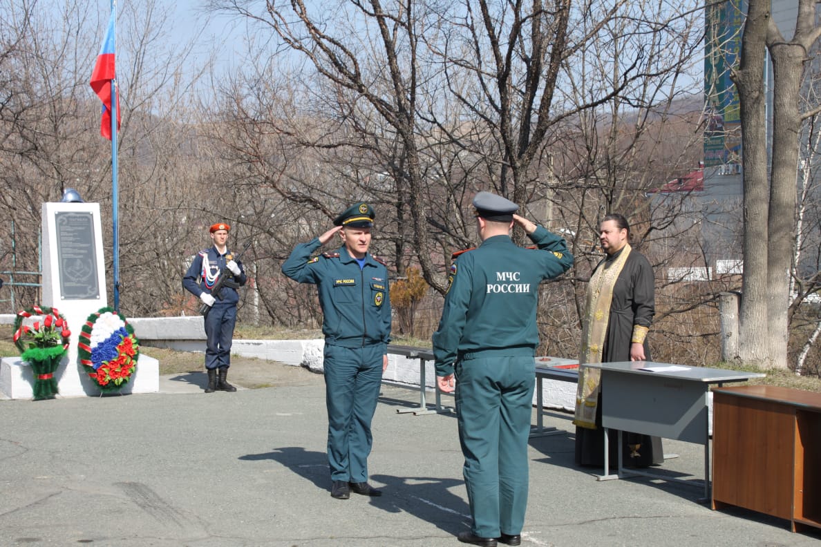 В городе Находка почтили память пожарных, погибших при исполнении служебных обязанностей