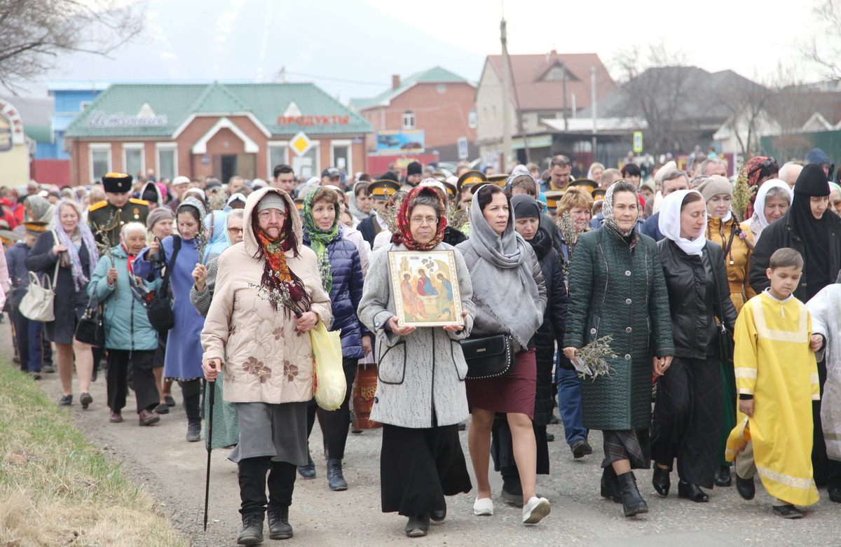 Вербное воскресенье – Вход Господень во Иерусалим с Крестным ходом по городу (+ Фото)