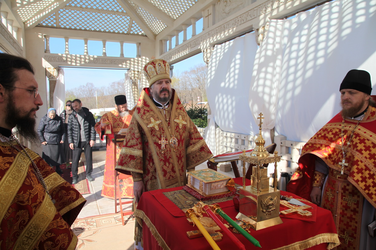 Епископ Николай совершил Божественную литургию в часовне Воскресения Христова г. Находки