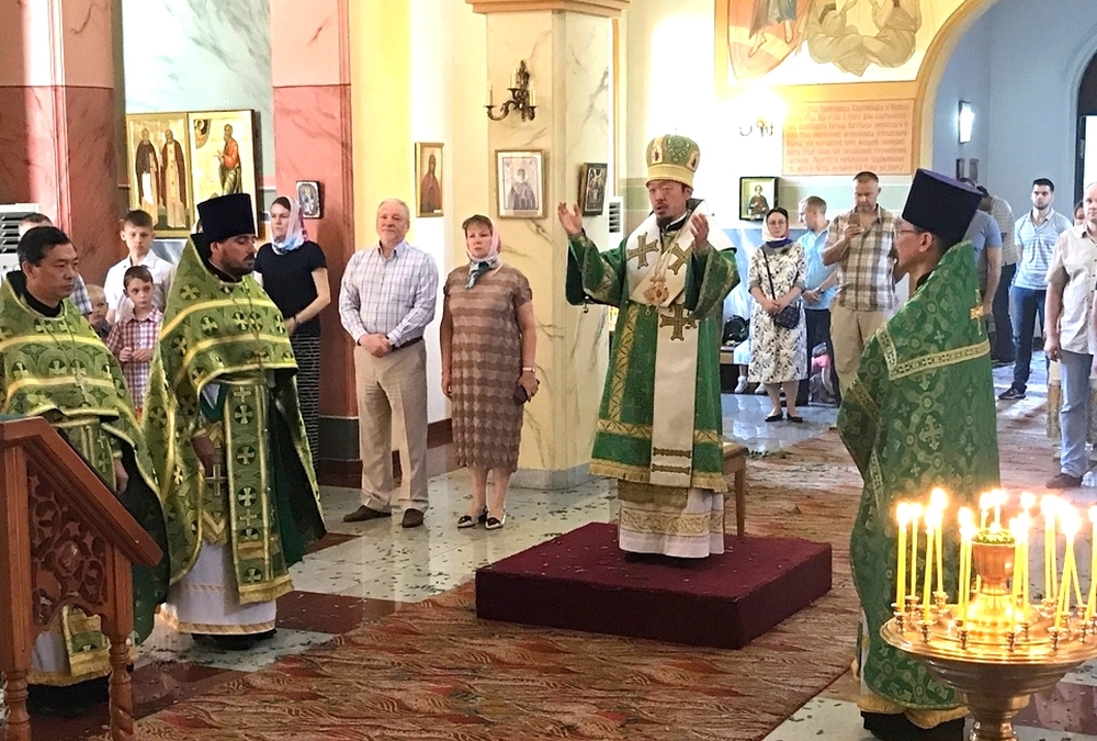 Клирик Владивостокской епархии принял участие в торжествах в Троицком храме в Пхеньяне