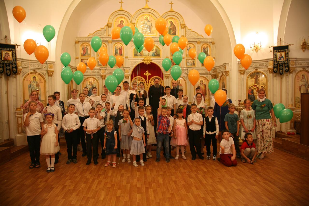 Учащиеся Воскресной школы отпраздновали день преподобного Сергия Радонежского