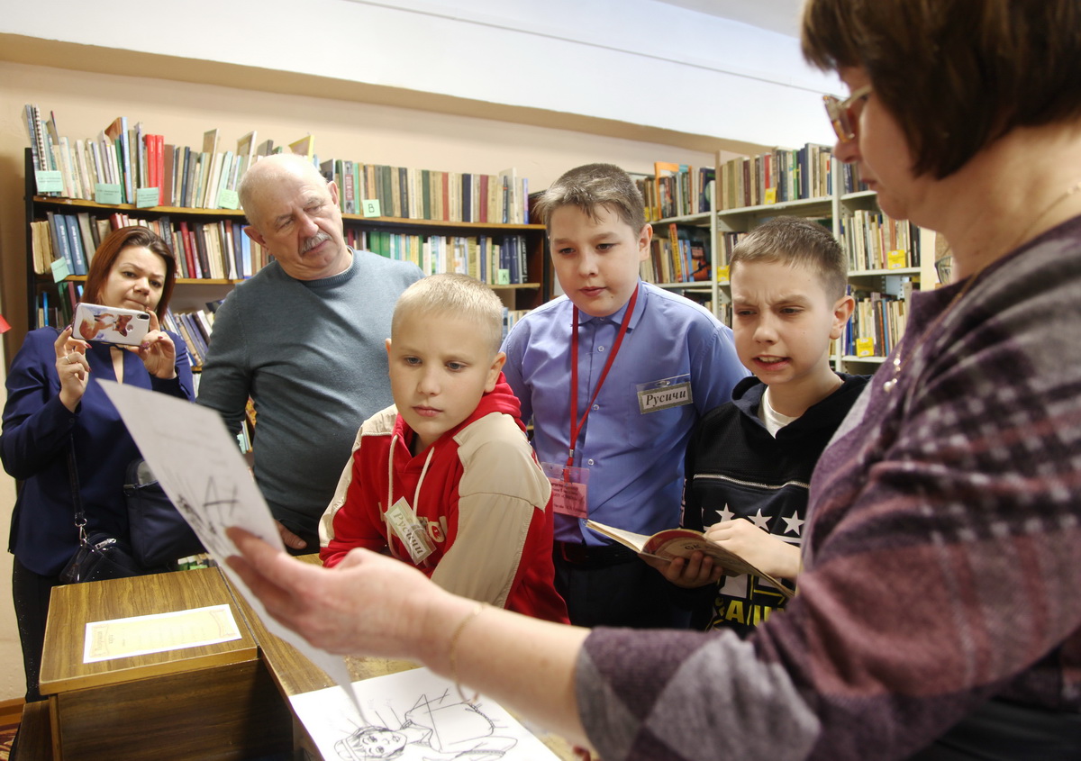 Квест по истории славянской письменности прошли чугуевские школьники (+ Фото)