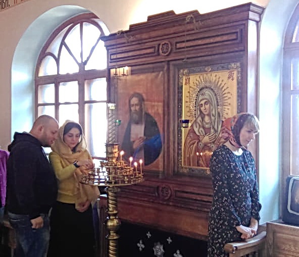 Паломники из Находки посетили Свято-Серафимовский монастырь на о. Русский.