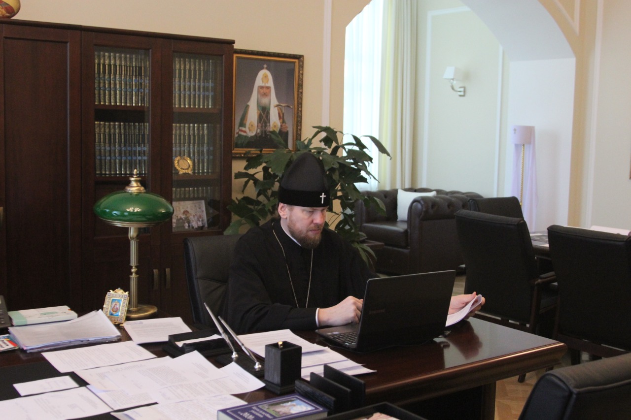 Впервые в формате видеоконференции состоялось заседание Епархиального совета Владивостокской епархии