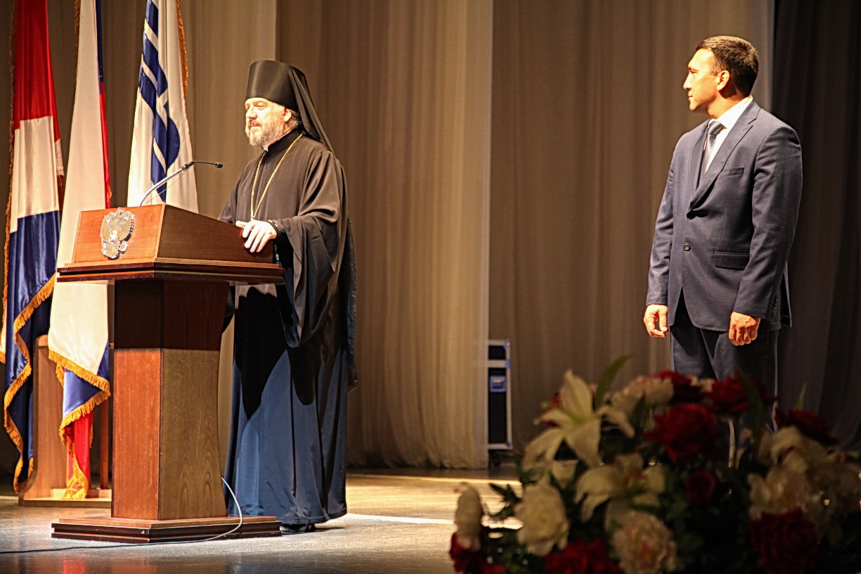 Епископ Находкинский и Преображенский Николай принял участие в церемонии инаугурации главы Находкинского городского округа.