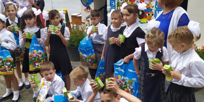 К 1 сентября Фонд продовольствия «Русь» передал соки для детей