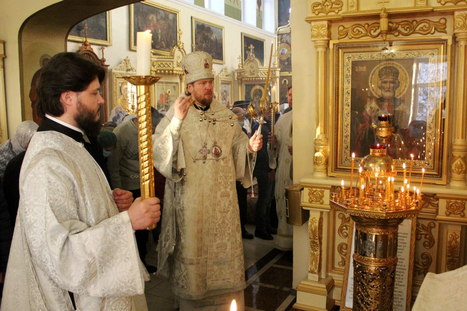 В канун праздника Крещения Господня митрополит Владимир совершил всенощное бдение
