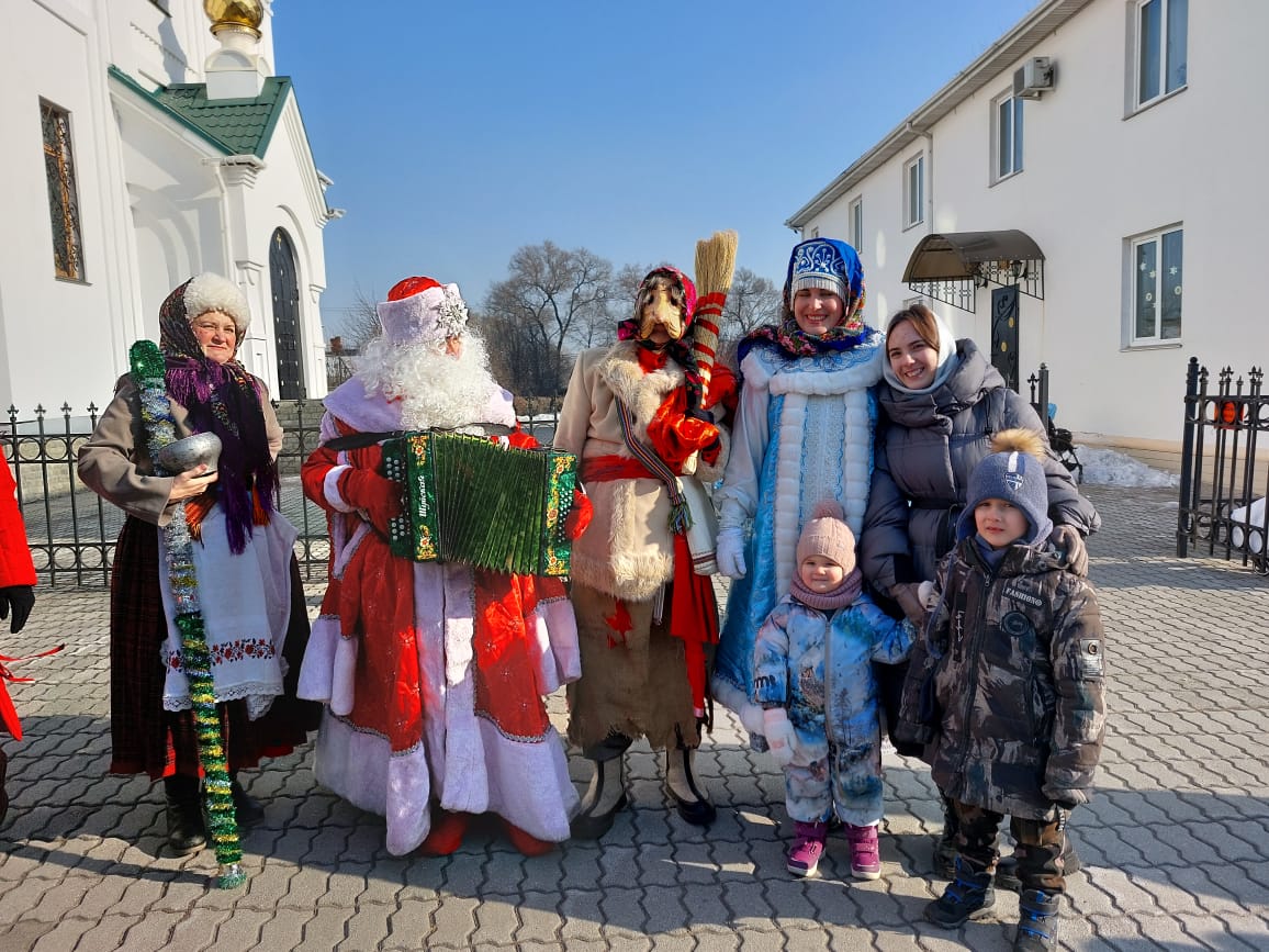 Рождественская елка состоялась на приходе Святителя Николая Чудотворца города Уссурийска