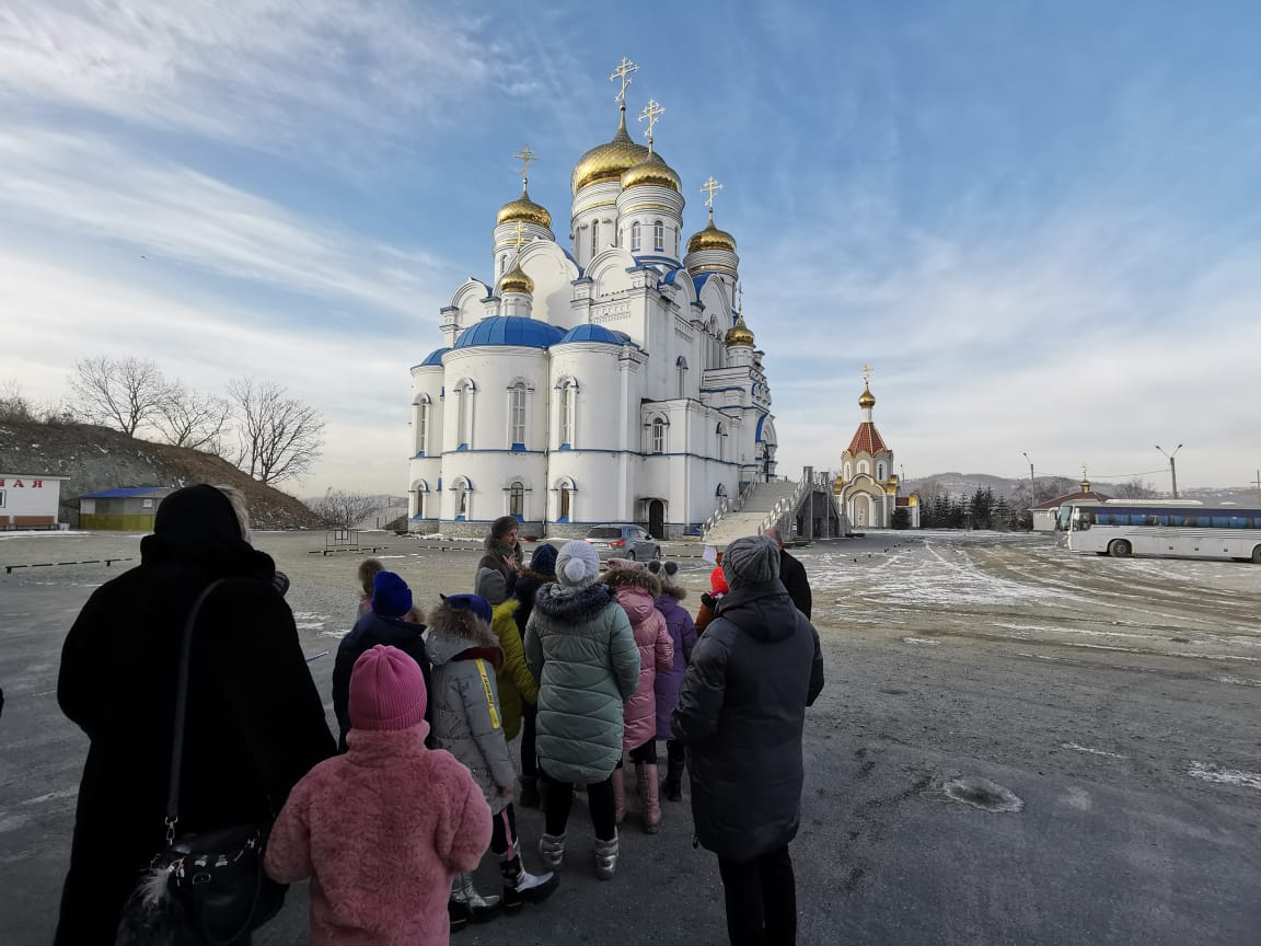 Учащиеся начальных классов села Новицкое посетили с экскурсией Казанский собор.
