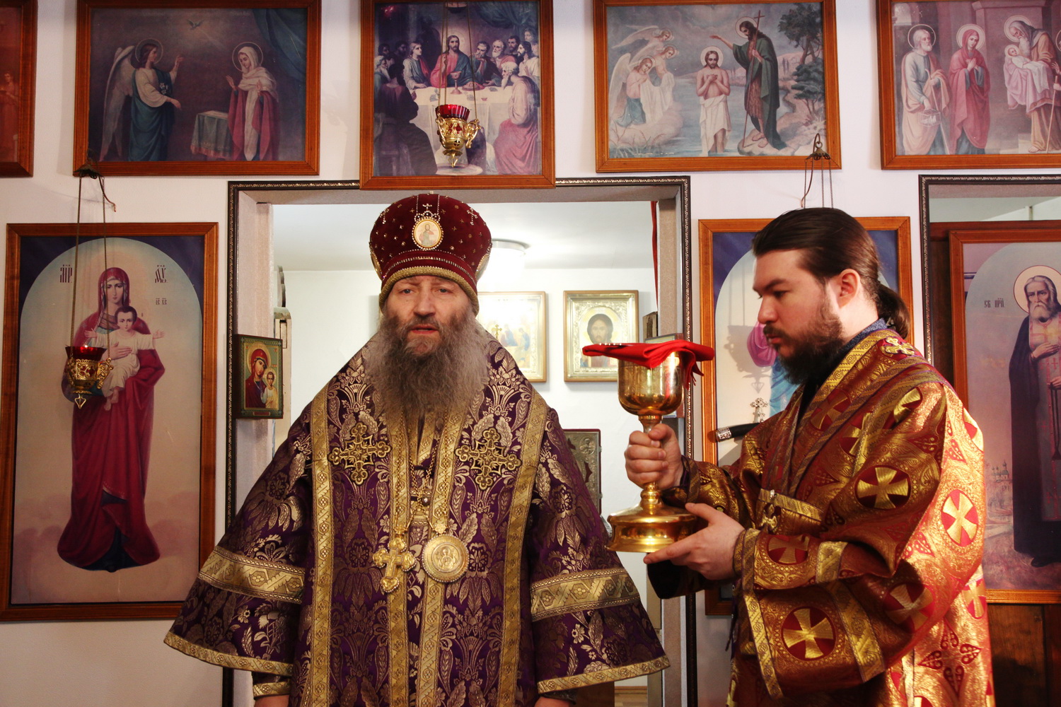 Архиерейское богослужение в Неделю Торжества Православия в Самарке (+ Фото)