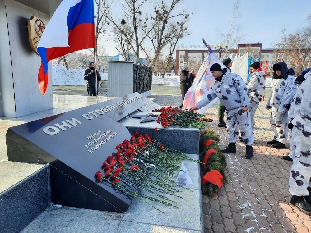 Владыка Гурий и иерей Константин Мироненко приняли участие в памятных мероприятиях, посвященных Дню защитника Отечества (+ Фото + Видео)