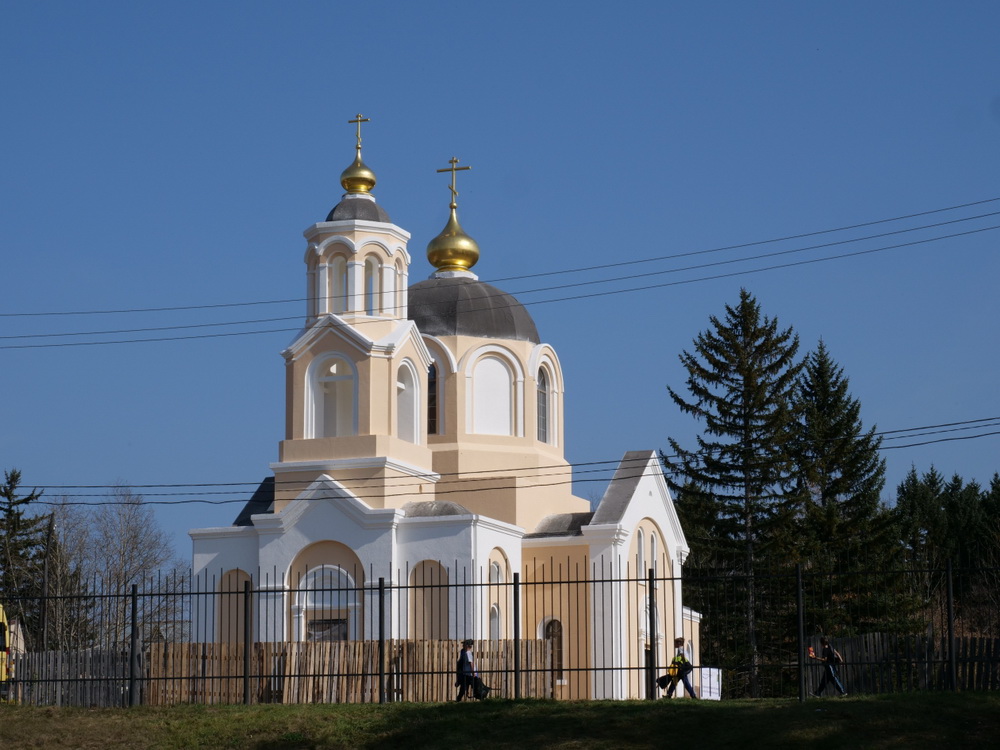 PrimaMedia.ru: Золотые купола засияли над Уссури. В Чугуевке завершили внешнюю отделку строящегося храма (+ Фото)