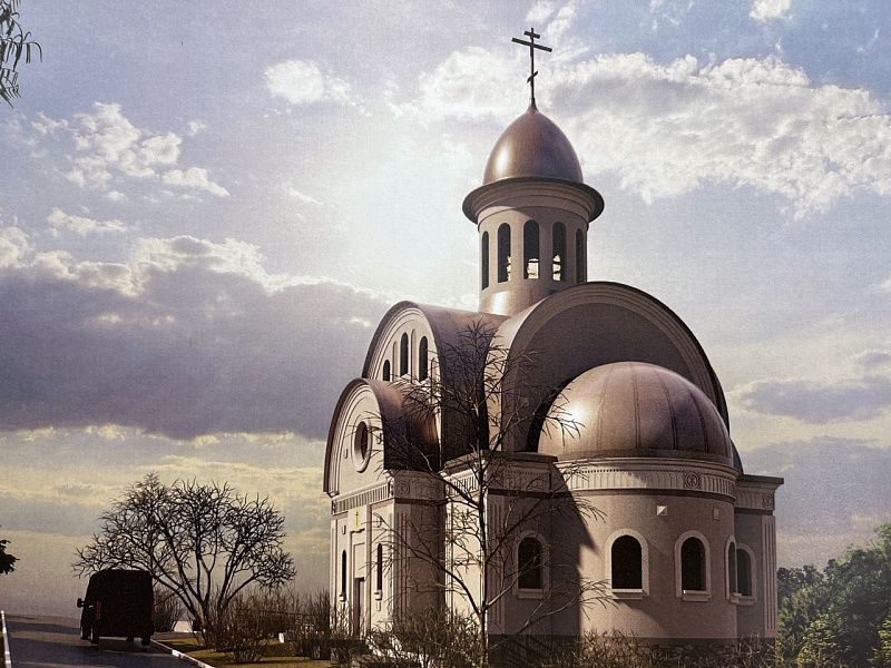 Настоятель строящегося храма представил проект в Администрации города Владивостока