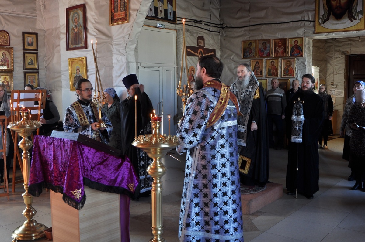 Покаянный канон преп. Андрея Критского в храмах епархии (+ Фото + Видео)