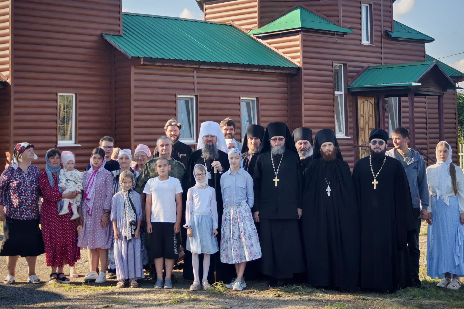 Всенощное бдение в храме с. Марково совершил правящий архиерей
