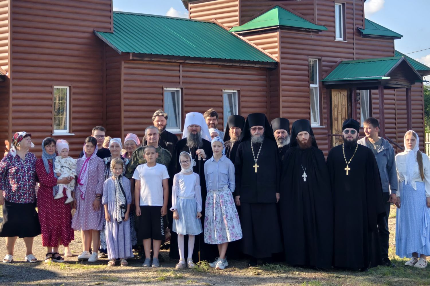 Всенощное бдение в храме с. Марково совершил правящий архиерей
